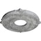 Ekena Millwork Attica Ceiling Medallion (Canopies up to 3 1/2"), 12 3/4"OD x 4"ID x 1/2"P, Ultra Pure White Crackle CM12ATUWC - alternate 5
